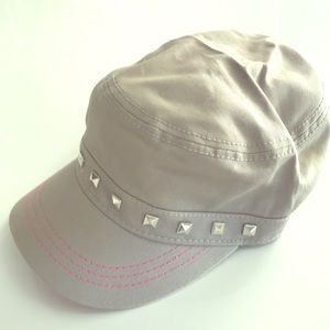 COPY - Pugs Gear Women Brown Pink Stripe Metal Army Hat